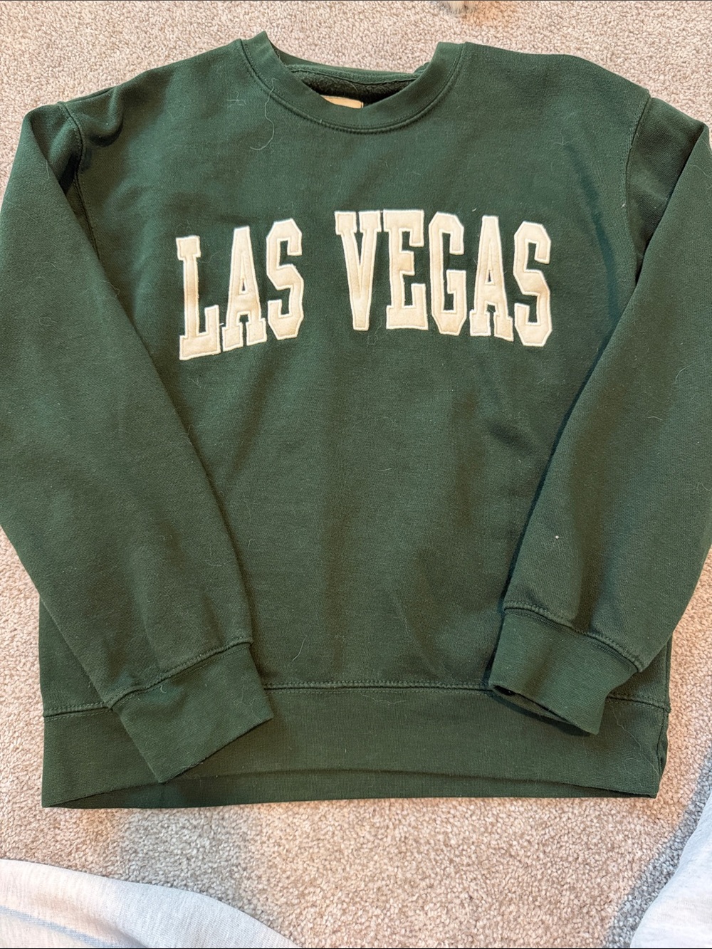 Classic Las Vegas Crewneck Sweatshirt - Dark Green